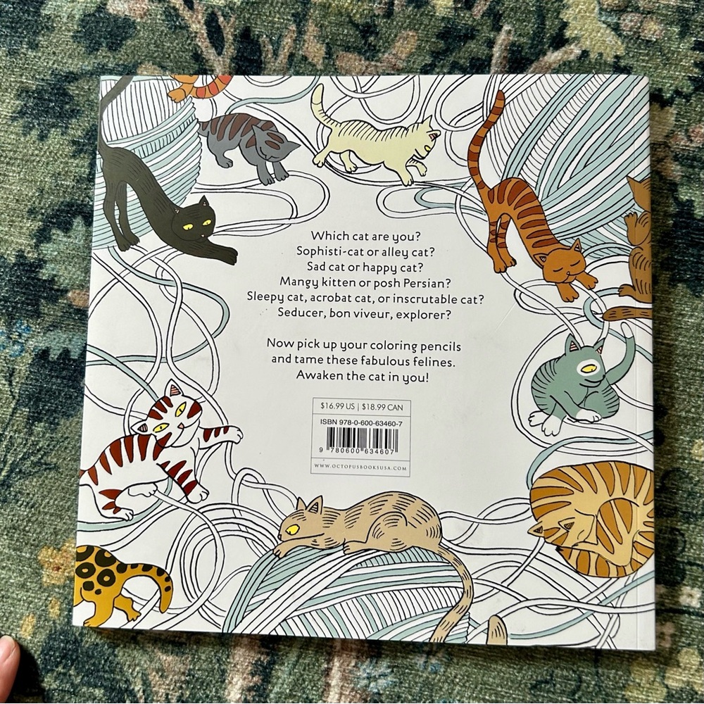 Cats Coloring for Mindfulness coloring book - Picture 2 of 4